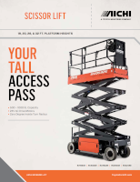 Scissor Lift Aerial Work Platform Document