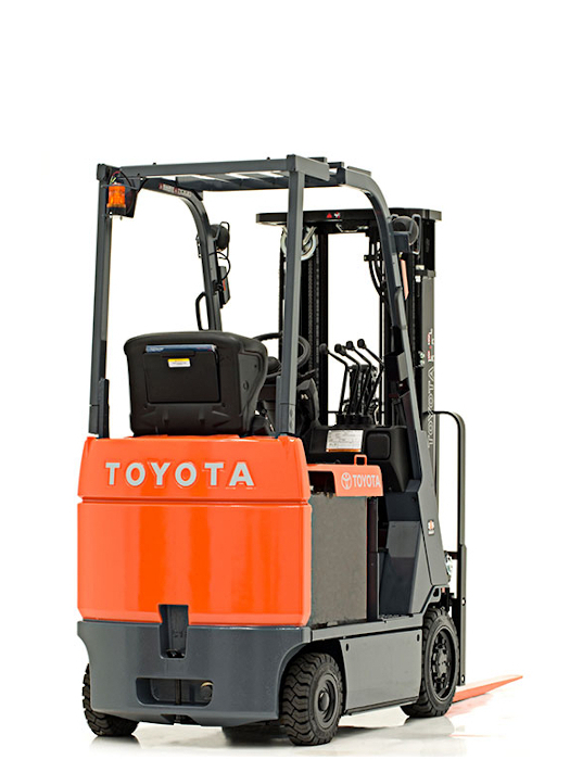 Toyota's Core Electric Forklift, perfect for tight 11-foot spaces, boosts efficiency and cuts costs in indoor and warehouse settings.