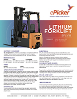 Electric Forklift EFLV18