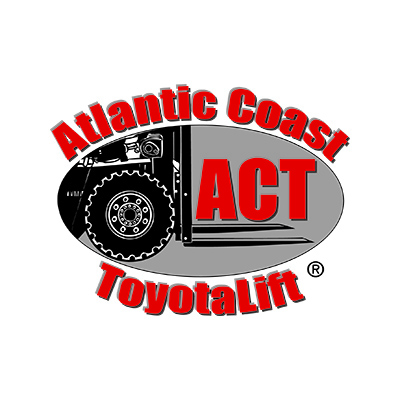 Atlantic Coast Toyotalift's new logo design to match the new company name